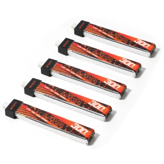 Lava 1S 300mAh 75C Battery (5PCS)